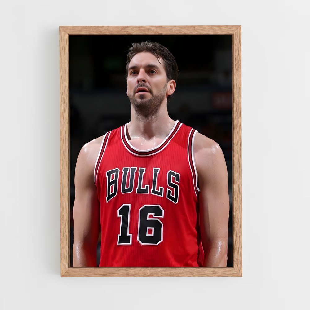 Poster Pau de gasol – affiche Basketball (vue 4)